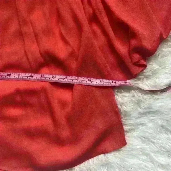 A Beautiful Soul coral flutter sleeve blouse. Plus, size. Size 1X. - Picture 4 of 5